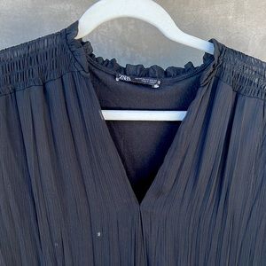 Black Zara shift dress